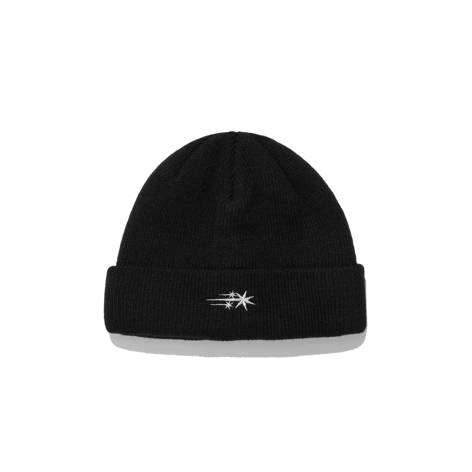 MS_3STAR LOGO BEANIE BLACK